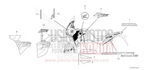 MARQUE/RAYURE (3) CRF1100D4S de 2025